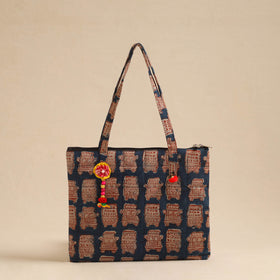  Multicolor Handcrafted Quilted Cotton Hand Bag
