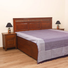 Bijnor Pure Handloom Cotton Double Bed Sheet (96 x 76 in) 53