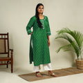 Cotton Straight Pochampally Ikat Kurta for women