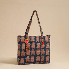  Multicolor Handcrafted Quilted Cotton Hand Bag