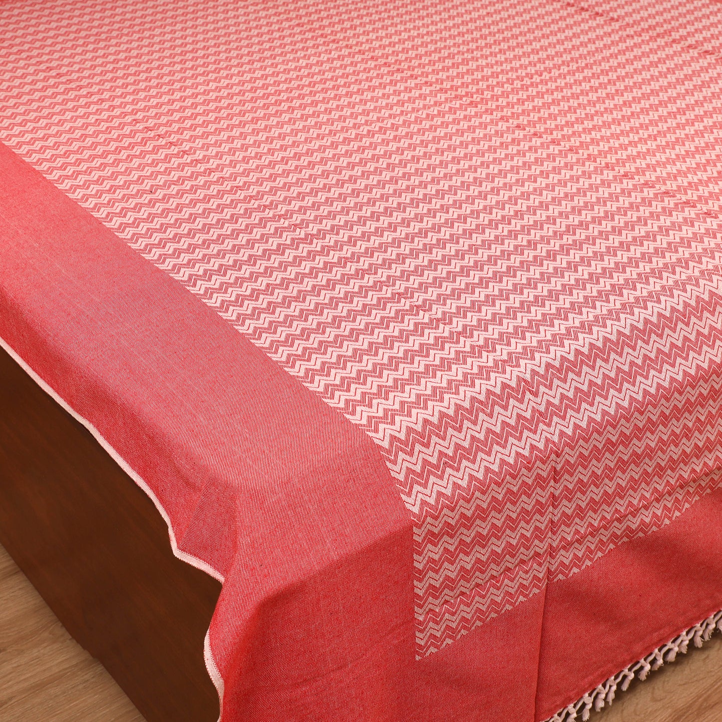 Bijnor Pure Handloom Cotton Double Bed Sheet (96 x 76 in) 54