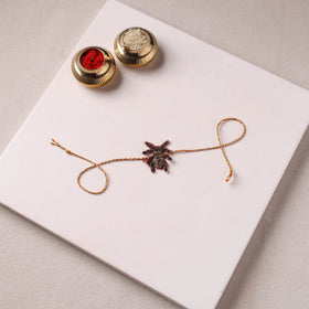 Cockroach - Reusable Hand Embroidered Bead Work Rakhi 01