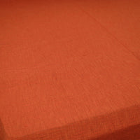 Orange - Pure Cotton Double Handloom Bed Cover from Bijnor 08