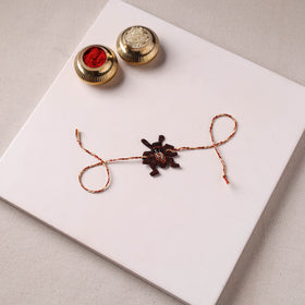 Cockroach - Reusable Hand Embroidered Bead Work Rakhi 03