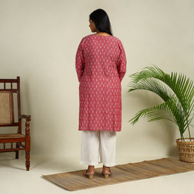 Cotton Straight Pochampally Ikat Kurta for women