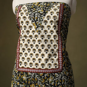 Bagru Print Cotton Unstitched Kurta Material