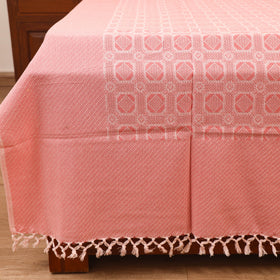 Bijnor Pure Handloom Cotton Double Bed Sheet (96 x 76 in) 57