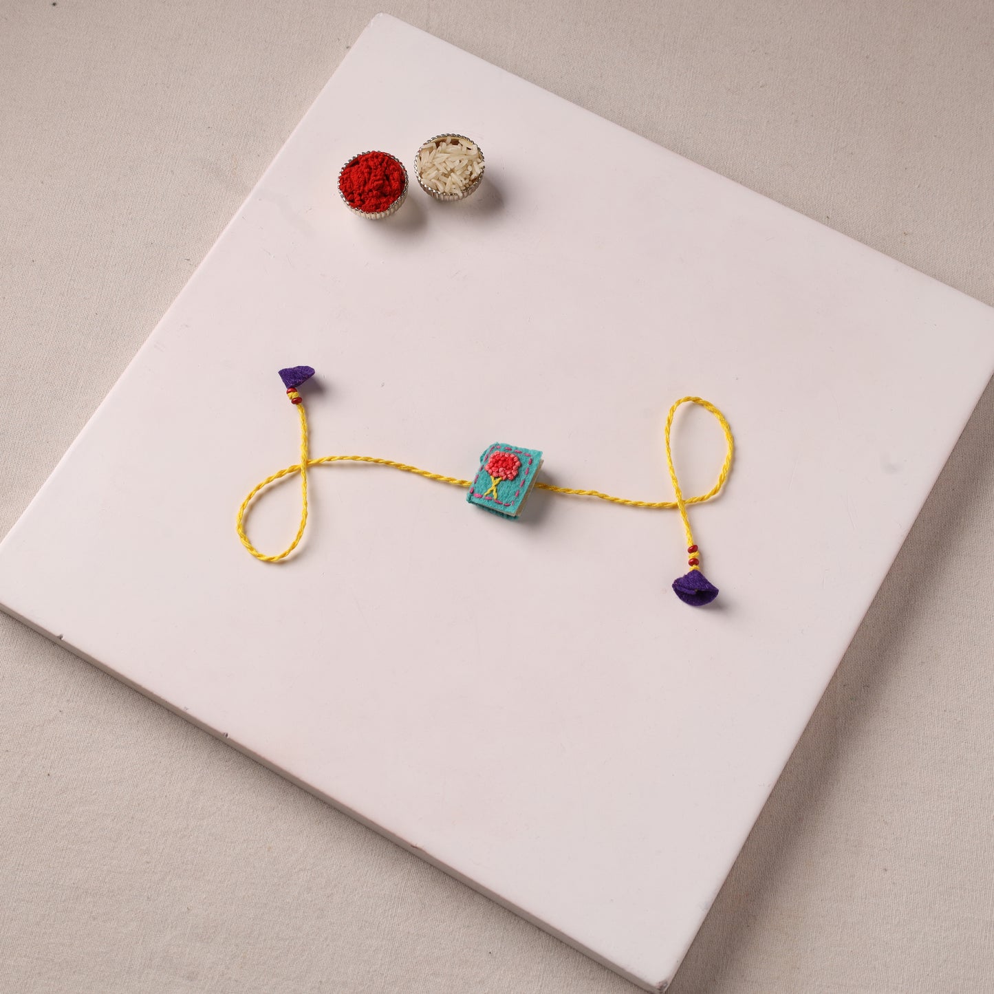Book - Reusable Hand Embroidered Felt Rakhi for Kids 15
