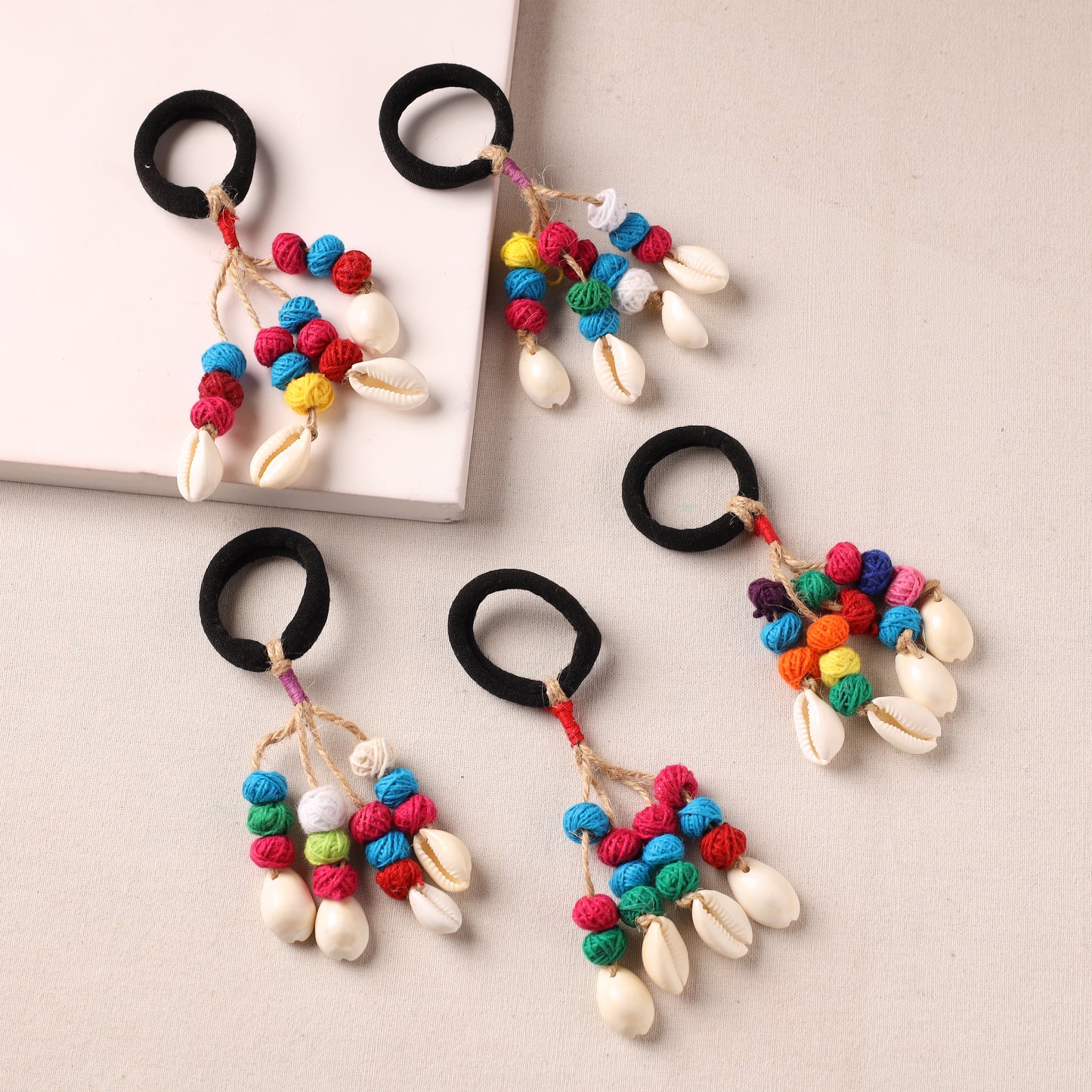 Handmade Rubber Band/Scrunchies (Set of 5) 01