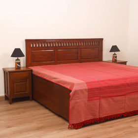 Bijnor Pure Handloom Cotton Double Bed Sheet (96 x 76 in) 60