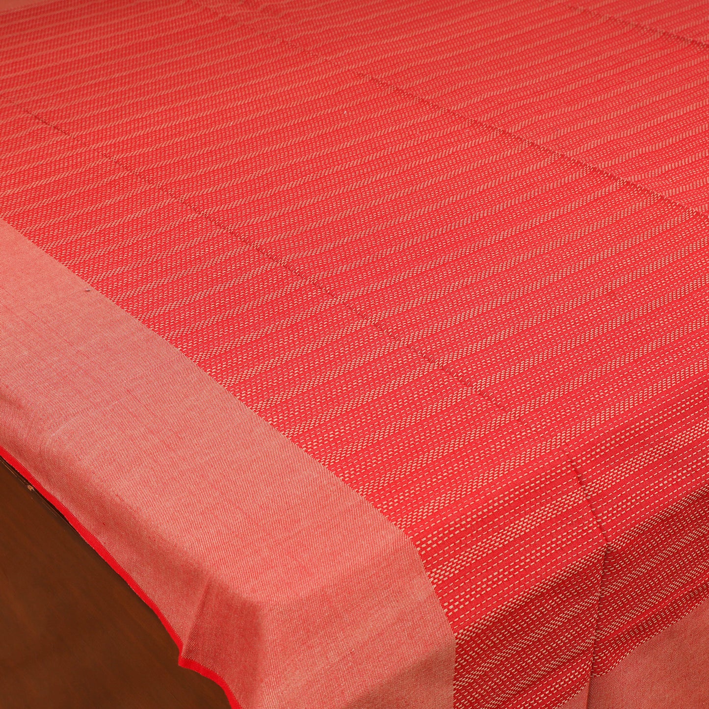 Bijnor Pure Handloom Cotton Double Bed Sheet (96 x 76 in) 60