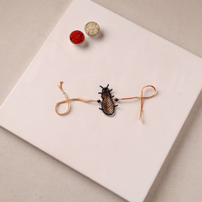 Honey Bee - Handmade Beadwork Rakhi by Jugni 26