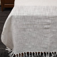 White - Pure Cotton Double Handloom Bed Cover from Bijnor 16