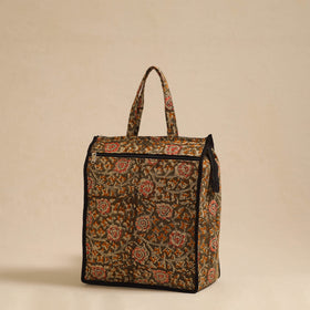 Grey Handcrafted Cotton Shopping Hand Bag