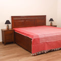 Bijnor Pure Handloom Cotton Double Bed Sheet (96 x 76 in) 62