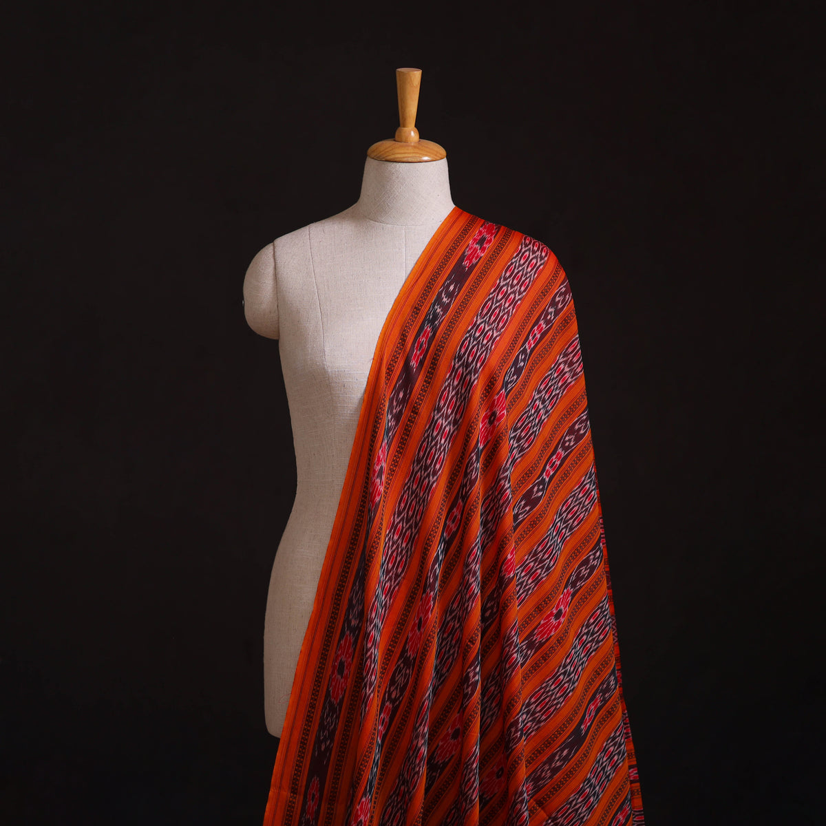 Sambalpuri Handloom Cotton Dabi Ikat Fabric 28