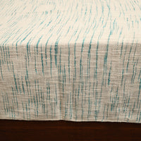 White - Pure Cotton Double Handloom Bed Cover from Bijnor 20