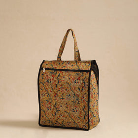  Yellow Handcrafted Cotton Shopping Hand Bag 