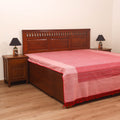 Bijnor Pure Handloom Cotton Double Bed Sheet (96 x 76 in) 66