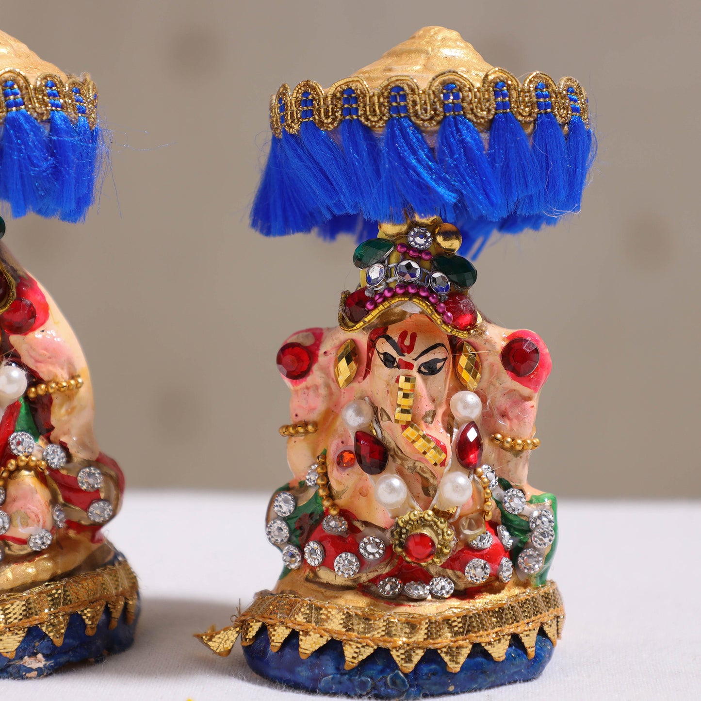 Diwali Pooja Eco-Friendly Lakshmi Ganesha Idol Set