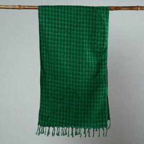  Sanganeri Block Printed Cotton Stole with Tassels 22 