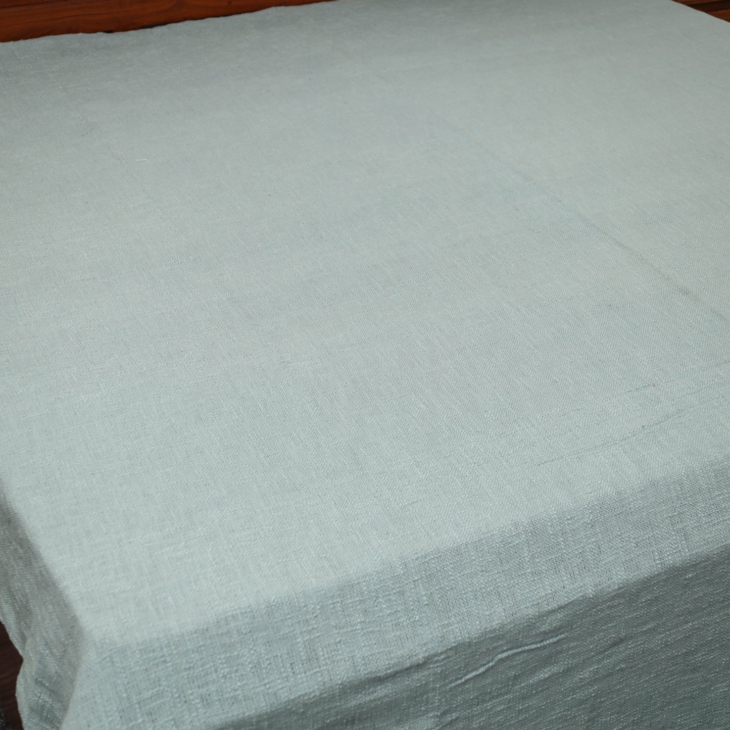 Green - Pure Cotton Double Handloom Bed Cover from Bijnor 23