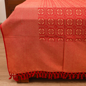 Bijnor Pure Handloom Cotton Double Bed Sheet (96 x 76 in) 67