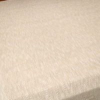 Beige - Pure Cotton Double Handloom Bed Cover from Bijnor 24