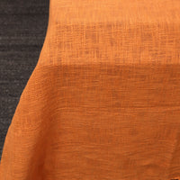 Orange - Pure Cotton Double Handloom Bed Cover from Bijnor 25