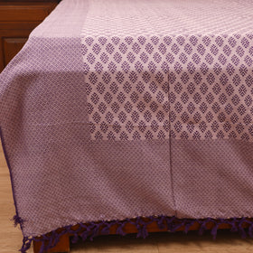 Bijnor Pure Handloom Cotton Double Bed Sheet (96 x 76 in) 69