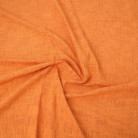 Orange - Pure Cotton Double Handloom Bed Cover from Bijnor 25