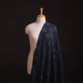 Kutch Bandhani Tie-Dye Chanderi Silk Fabric 04