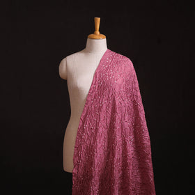Kutch Bandhani Tie-Dye Chanderi Silk Fabric 21