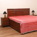 Bijnor Pure Handloom Cotton Double Bed Sheet (96 x 76 in) 71