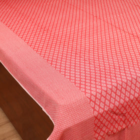 Bijnor Pure Handloom Cotton Double Bed Sheet (96 x 76 in) 71
