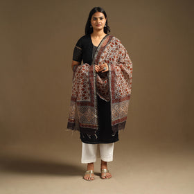 Multicolor - bagru cotton kota doria dupatta 15
