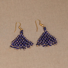 Blue - Handmade Beadwork Jaali Necklace Set 77