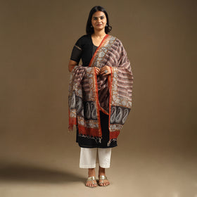  Bagru Block Print Cotton Kota Doria Dupatta