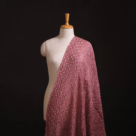 Kutch Bandhani Tie-Dye Chanderi Silk Fabric 20