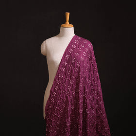 Kutch Bandhani Tie-Dye Chanderi Silk Fabric 09