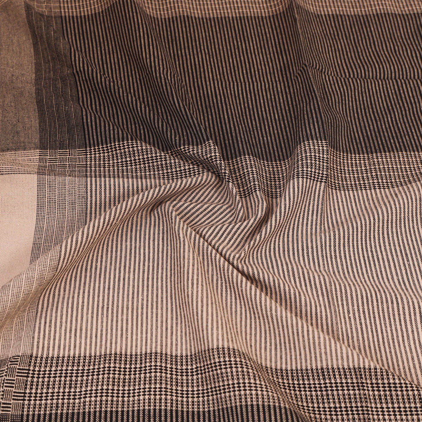 Bijnor Pure Handloom Cotton Single Bed Sheet (90 x 60 in) 73