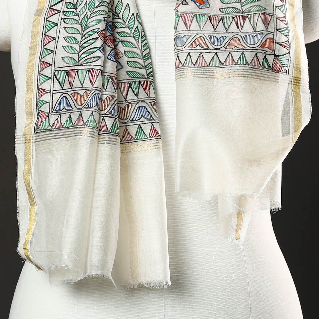 Madhubani Stole 