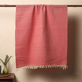 Red - Waffle Weave Handwoven Pure Cotton Towel