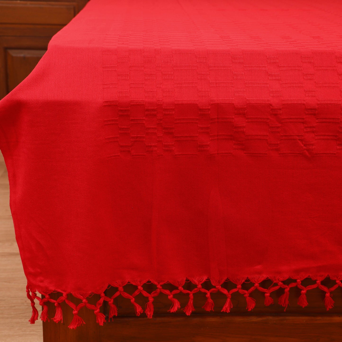 Bijnor Pure Handloom Cotton Single Bed Sheet (90 x 60 in) 75