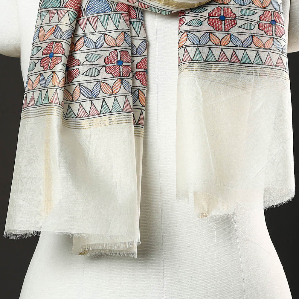 Madhubani Stole 