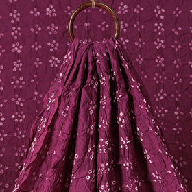 Kutch Bandhani Tie-Dye Chanderi Silk Fabric 09