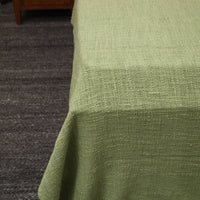 Green - Pure Cotton Double Handloom Bed Cover from Bijnor 32