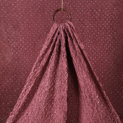 Kutch Bandhani Tie-Dye Chanderi Silk Fabric 20