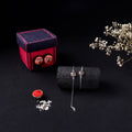 Handcrafted Meenakari Bhaiya Bhabhi Rakhi Set with Coir Box 161