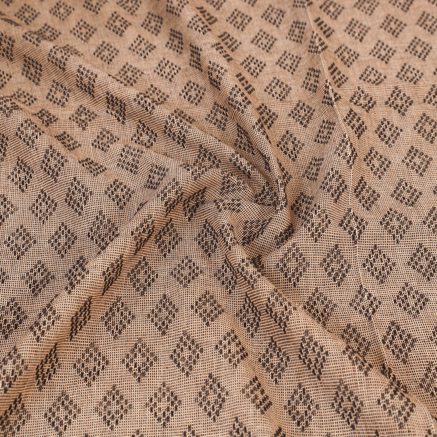 Bijnor Pure Handloom Cotton Single Bed Sheet (90 x 60 in) 76